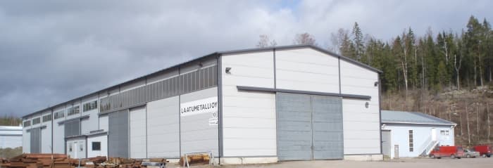 Laatumetalli Oy:n konepaja Ojakkalassa