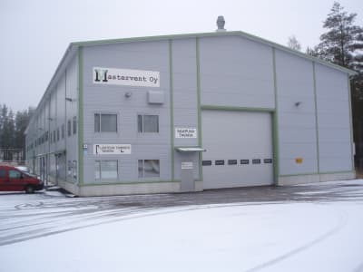 Mastervent Oy:n tuotantohalli